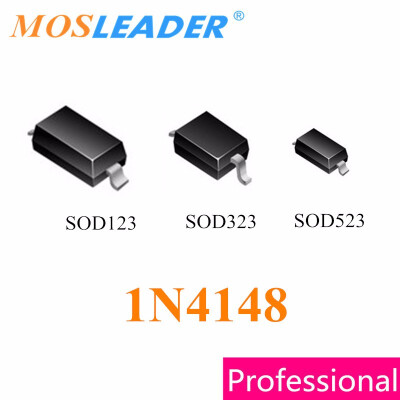 

Mosleader 1N4148 T4 A2 3000PCS SOD123 SOD323 SOD523 1N4148WS 1N4148WT 1206 0805 0603 4148 100V 015A 150mA High quality