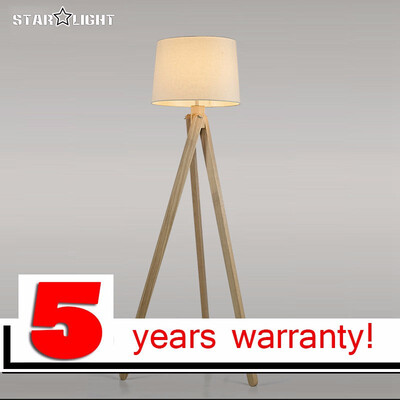 

Wood floor lamp industrial lighting fixture for home renovation house retro tripod floor lamp attic