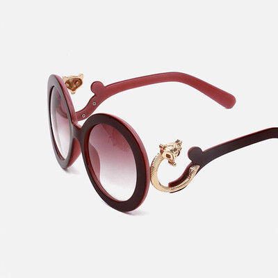 

FEIDU 2015 New Brand Retro Inspired Arrival Oversize Sunglasses Women Brand Designer Round Fashion Glasses Women Vintage