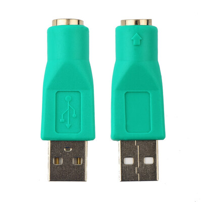 

Новый мужчина USB на PS2 конвертер адаптер Женский для компьютера PC клавиатура мышь