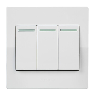 

Siemens (SIEMENS) 5TA80343NC01 три открытых двойных управления Yue перемещаются с флуоресцентным (элегантный белый)