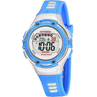 

Childrens electronic watch factory wholesale student sports multi-function night light alarm waterproof electronic watch