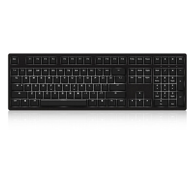 

AKKO Ducky Zero 3108S white backlit cherry shaft mechanical keyboard 108 key original cherry axis PBT key cap black red axis game keyboard