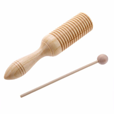 

Wooden Crow Sounder Ailanthus Kid Children Musical Toy Percussion Instrument