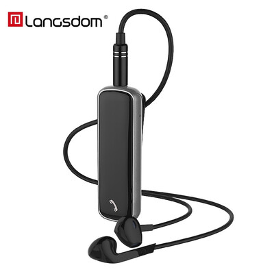 

Langsdom Receiver Bluetooth earphone Wireless Earphones Handsfree Bluetooth Headset 35mm Wired Earphone With Mic For Phone