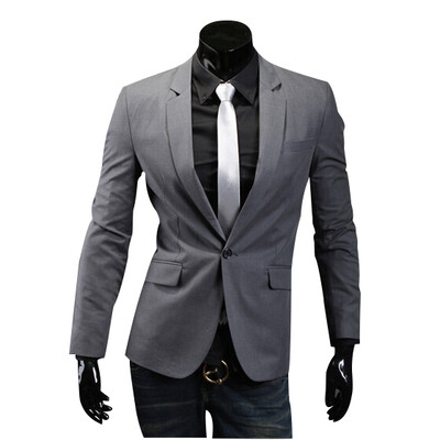 

Zogaa New Mens Suit Multicolor Casual