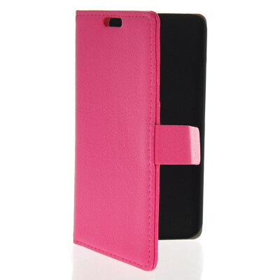 

MOONCASE Slim Leather Side Flip Wallet Card Slot Pouch Stand Back Case Cover for Motorola MOTO X2 XT 1097 Hot pink