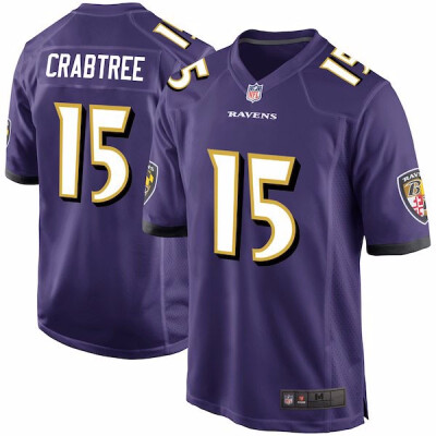 

Mens Baltimore Ravens Lamar Jackson Nike Purple 2018 NFL Draft First Round Pick 2 Game Jersey