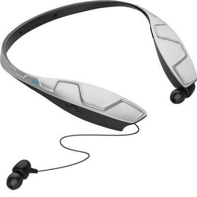 

Music fashion neck belt stereo telescopic line Bluetooth headset HB-900E metal feel CSR40
