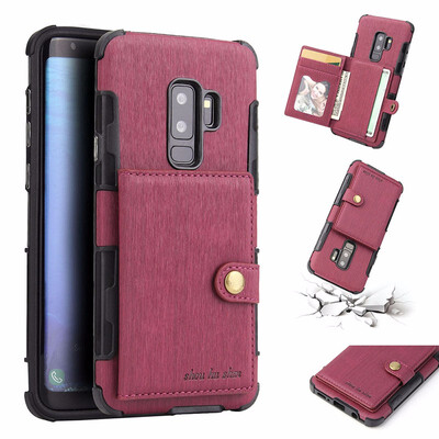 

SHS Phone Case For Motorola Moto G4G4 PlusE4 Plus European Fashion Concise Leather Wire Drawing Multifunction Purse