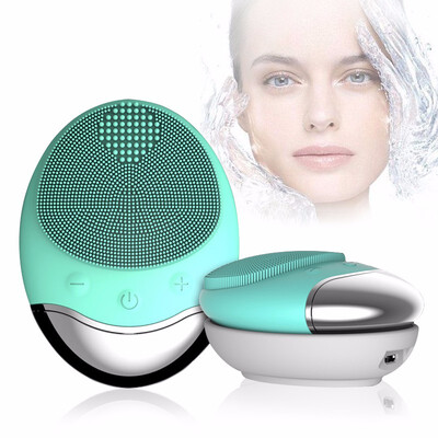

Electric Facial Cleansing Device anion imported Wireless No Dead Corner Pore Dirts Cleanse Anti Aging Wrinkle Silicone Brush