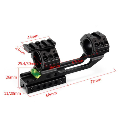 

ohhunt 11mm 38" Dovetail 20mm Picatinny Weaver Riflescope Rings Hunting 254mm 30mm Offset Scope Mount Rail Bubble Level