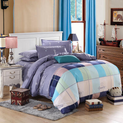 

Baolisi Tc Skin Cotton Ikea Style Blada Four Pieces Beding Set