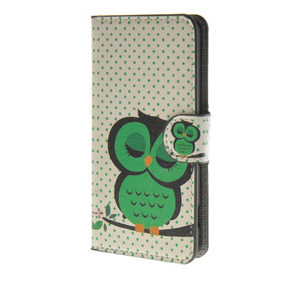 

MOONCASE Owl style Leather Side Flip Wallet Card Slot Stand Pouch Case Cover for Sony Xperia Z4 Compact (Mini) a14