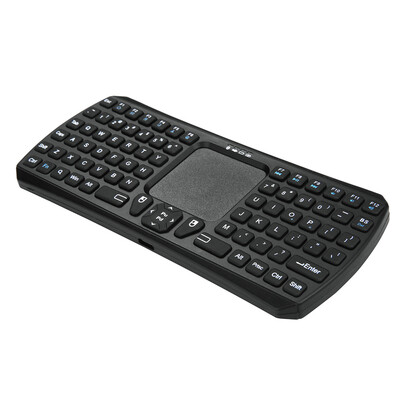 

Mini Portable Wireless Remote Bluetooth Keyboard with Multi-Touch Pad Mouse Black