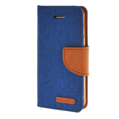 

MOONCASE iPhone 5 / 5S , Leather Flip Wallet Card Holder Pouch Stand Back Case Cover for Apple iPhone 5/ 5S Dark blue