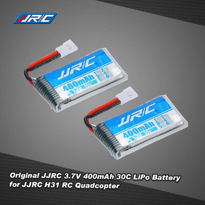 

2pcs Original JJRC 37V 400mAh 30C LiPo Battery for JJRC H31 GoolRC T6 RC Quadcopter