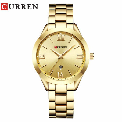 

CURREN 9007 Top Luxury Brand Women Quartz Watch Ladies wristwatches relogio feminino rose gold