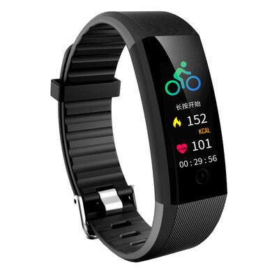 

Full pass W3 color screen smart bracelet sports health bracelet heart rate monitoring swimming waterproof information remind sleep monitoring unisex luxury version sapphire blue