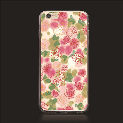 

Painted Flowers Matte Case for iPhone 5 5s 6 6Plus