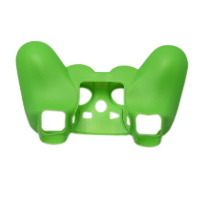 

1 PCS Silicone Rubber Skin Cover Protective Case for PS3 Controller Green