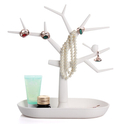 

Jewelry Necklace Ring Earring Tree Stand Display Organizer Holder Show Rack