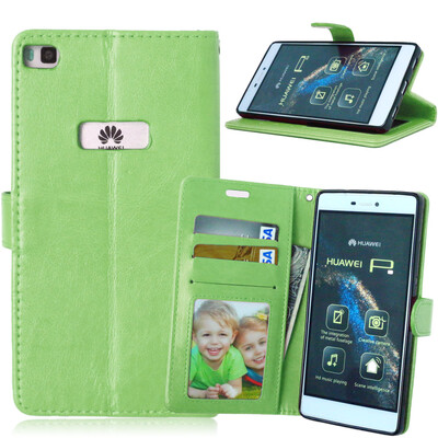

MOONCASE Чехол для Huawei Ascend P8 Фолио слот Флип кожаный бумажник карты и складной подставкой Feature Чехол Обложка