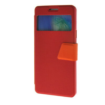 

MOONCASE View window Leather Wallet Flip Stand Pouch чехол для Samsung Galaxy A7 Red