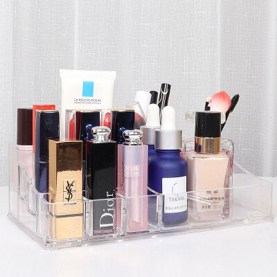 

Youjialiangpin Crystal Cosmetics Storage Box Transparent Acrylic Lipstick Nail Polish Makeup Case Y-0130