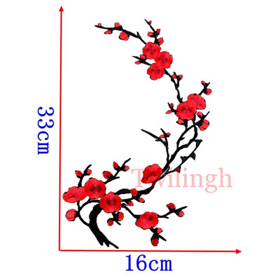 

1 Pcs Top New Brand Clothes Patches Bird Fish Flower Embroidered Patch DIY Iron On Sew Fabric Repair Clothing Wedding Patches
