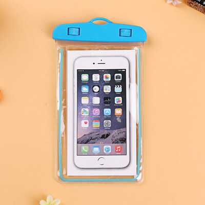 

Universal Waterproof Phone Pouch For LG G4 Note G Stylo G4 Stylus LS770 H635 H630D Swimming Diving Transparent Bag Luminous Case