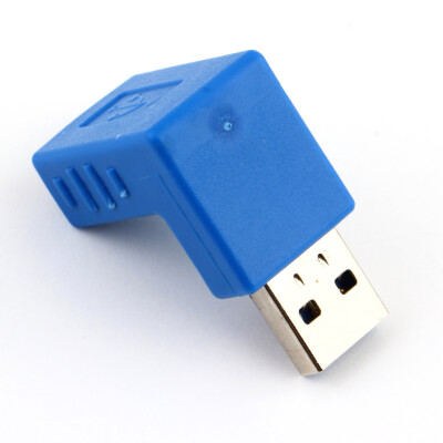 

Right Angle USB 3.0 Type A Male to Female Plug Super-Speed Connector Adapter