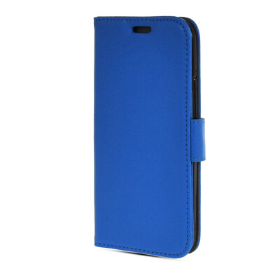 

MOONCASE High quality Leather Side Flip Wallet Card Slot Pouch Stand Shell Back ЧЕХОЛ ДЛЯ Htc One M8 Blue