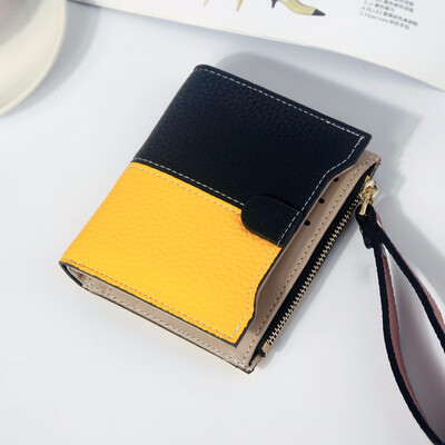

Zipper Mini Purse female short 2018 new Korean version mini student lovely&fashionable zero wallet