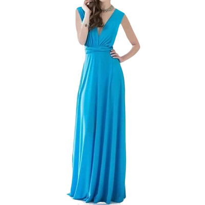

Sexy Women Multiway Wrap Convertible Boho Maxi Club Red Dress Bandage Long Dress Party Bridesmaids Infinity Robe Longue Femme