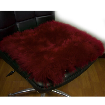 

Universal Australian Pure Natural Wool Seat CoverThirteen Colors Winter Car Cushion 1 PCS Lot Free Shipping For Russian