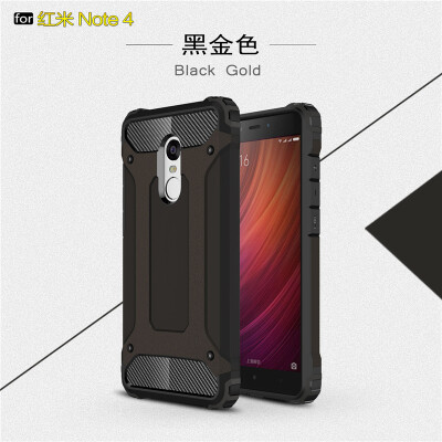 

Goowiiz Phone Case For Xiaomi Redmi Note 44X King Kong Armor Fashion Bumper PC TPU Prevent falling