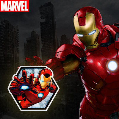 

Marvel Iron Man Metal Fridge Metal Universal Soft Magnet