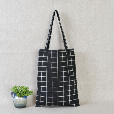 

Women Linen Cotton Shopping Shoulder Bag Canvas Purse Pouch Tote Totes Handbags