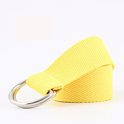 

Women Youth Fashion Casual Double Clasp Colourful Canvas Belt