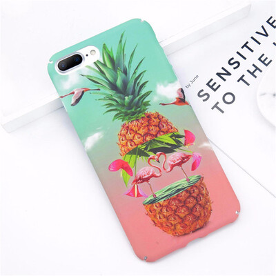 

Flower Phone Case Matte Rainbow Case For iPhone X 8 7 6 Plus