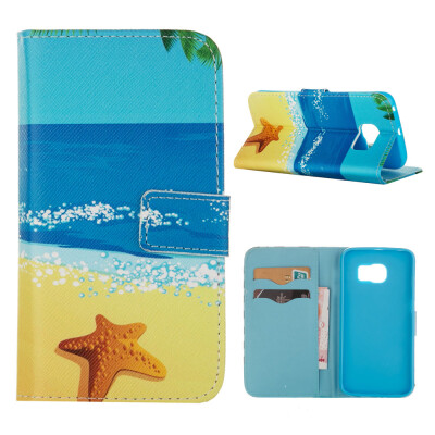 

MOONCASE ЧЕХОЛ ДЛЯ Samsung Galaxy S6 Edge Flip PU Leather Fold Wallet Card Slot Kickstand Back [Pattern series] /a18
