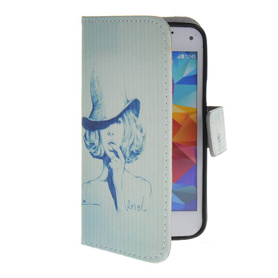 

MOONCASE Pattern Style Leather Side Flip Wallet Card Slot Pouch Stand Shell Back Case Cover For Samsung Galaxy S5 Mini