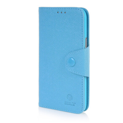 

MOONCASE Cross pattern Leather Wallet Flip Stand Shell Back Case Cover for Samsung Galaxy Grand 3 / Grand Max G7200 Blue