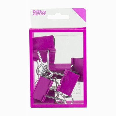 

Ondi office officedepot long tail clip ticket folder dovetail clip anti-tail clip 32mm pink 8 box DBC113-P