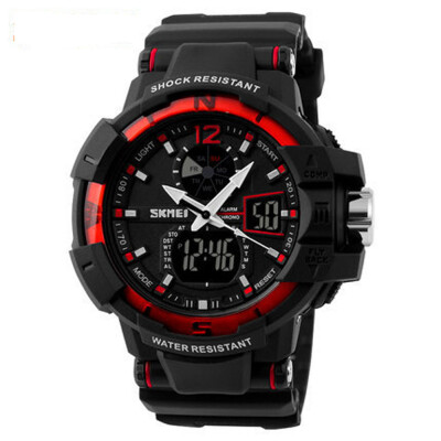 

SKMEI 031 Mens Climbing Digital Quartz Shock Military Multifunction LED Sports Watches