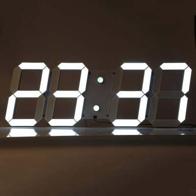 

Remote Control Digital LED Wall Clock Alarm Stopwatch Thermometer Countdown Calendar