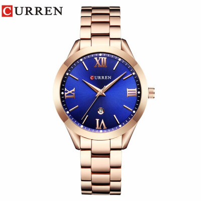 

CURREN 9007 Top Luxury Brand Women Quartz Watch Ladies wristwatches relogio feminino rose gold