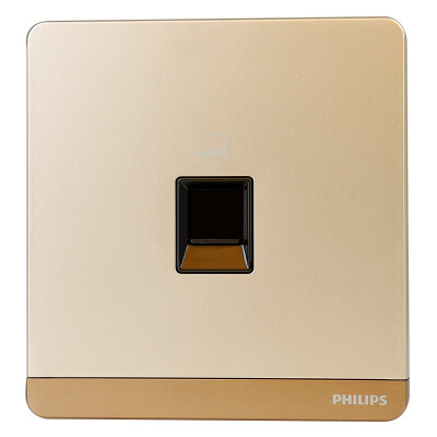 

Philips (PHILIPS) switch socket fly series broadband TV socket a branch of champagne