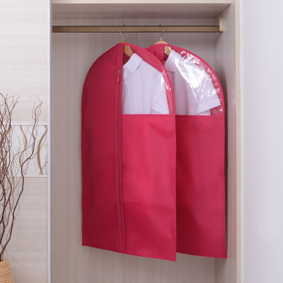 

Herb garden Oxford cloth dust cover storage bag water laundry sorting bag hanging bag 2 rose red